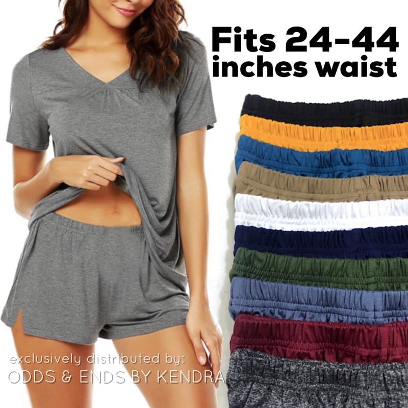 ODDS&ENDSbyKENDRA Soft Cotton Summer Indoor Boxer Shorts with Slit ...