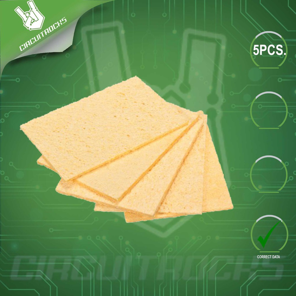 Circuitrocks Soldering Sponge Solder Iron Tip Cleaning High Temp Diy ...