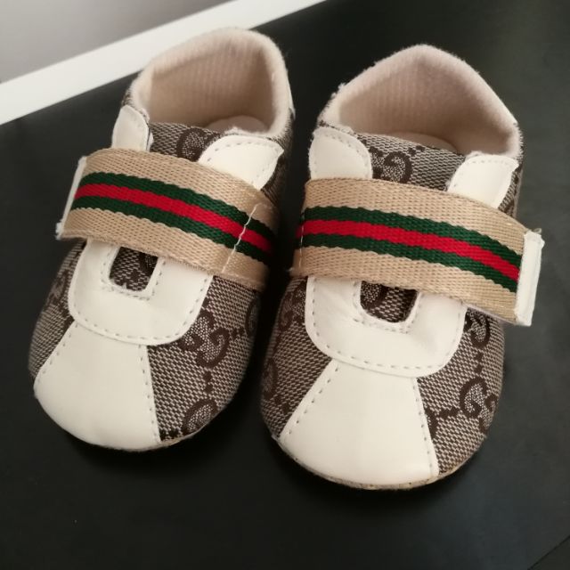 Gucci inspired store baby shoes