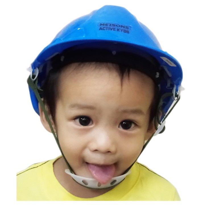 MEISONS ACTIVE KIDS HARD HAT SAFETY HELEMT WITH AIRFLOW PE ( BLUE COLOR