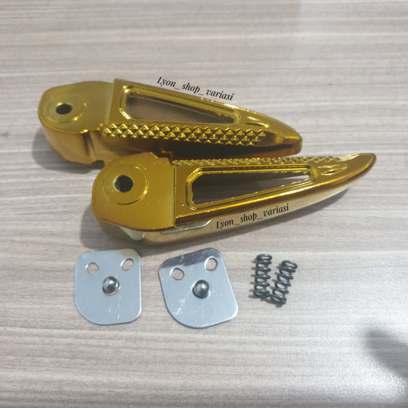 Foot Step Rear Step Foot Beat Vario 110 125 150 Chrome Blue Honda