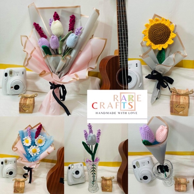 Crochet Flowers Bouquet Shopee Philippines