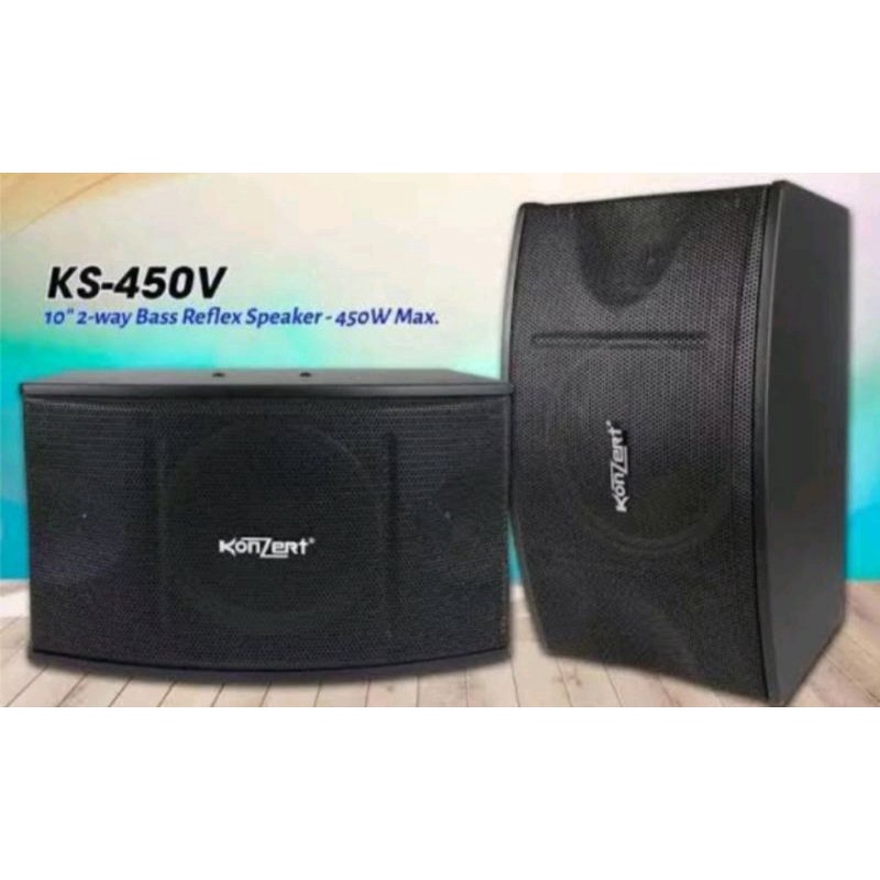 KONZERT KS450V 10" KARAOKE SPEAKER 450W Shopee Philippines