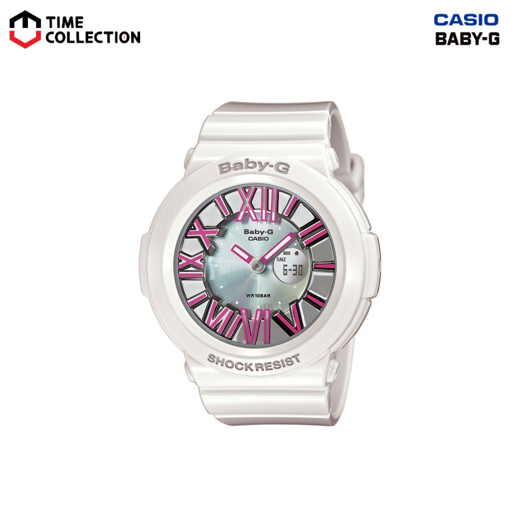 Casio Babyg BGA1607B2ER Digital Analog Rubber Strap Watch For Women