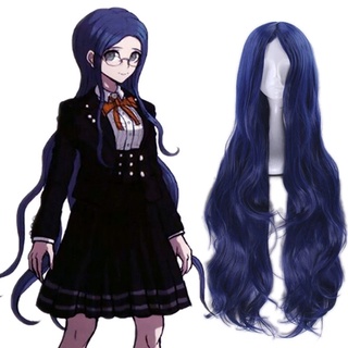 Anime danganronpa v3 shirogane tsumugi personagem cosplay traje escola jk  uniforme vestido preto roupas com peruca