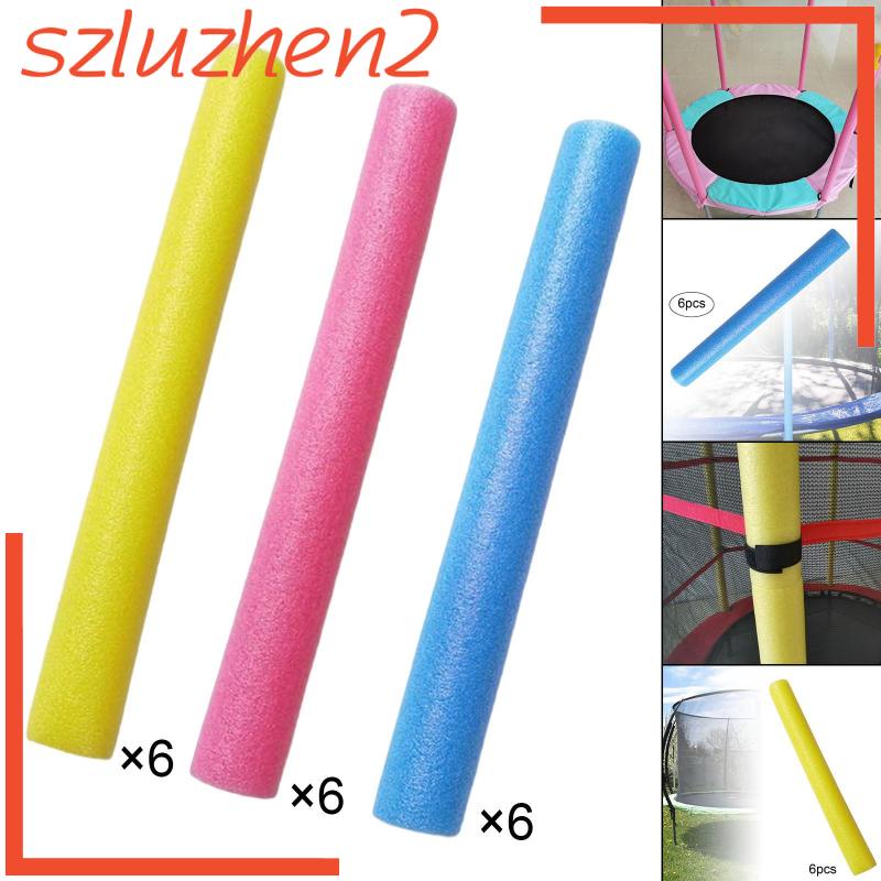 6Pcs Trampoline Enclosure Pole Foam Sleeves Protector for Tubing Pipe