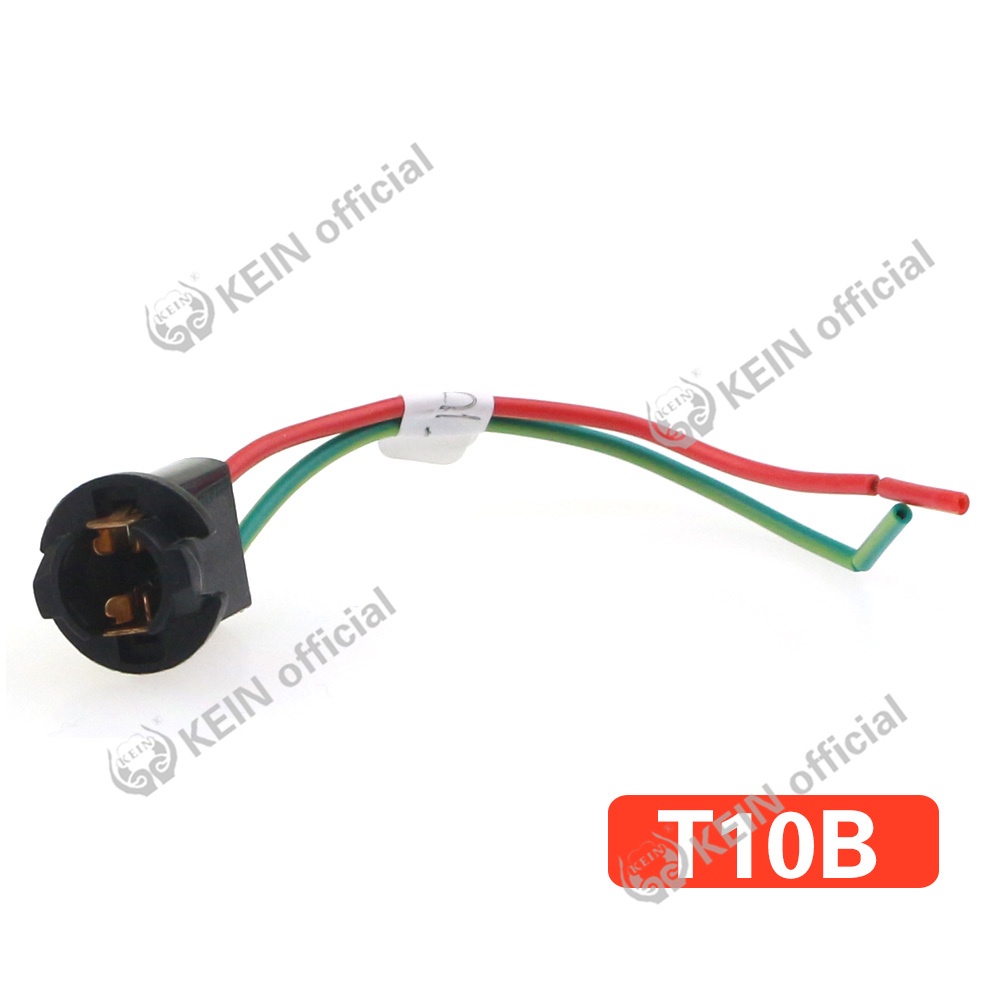 1x T10 W2.1x9.5d Lamp Socket Repair Plug - For Car Interior Lights, 6-24V