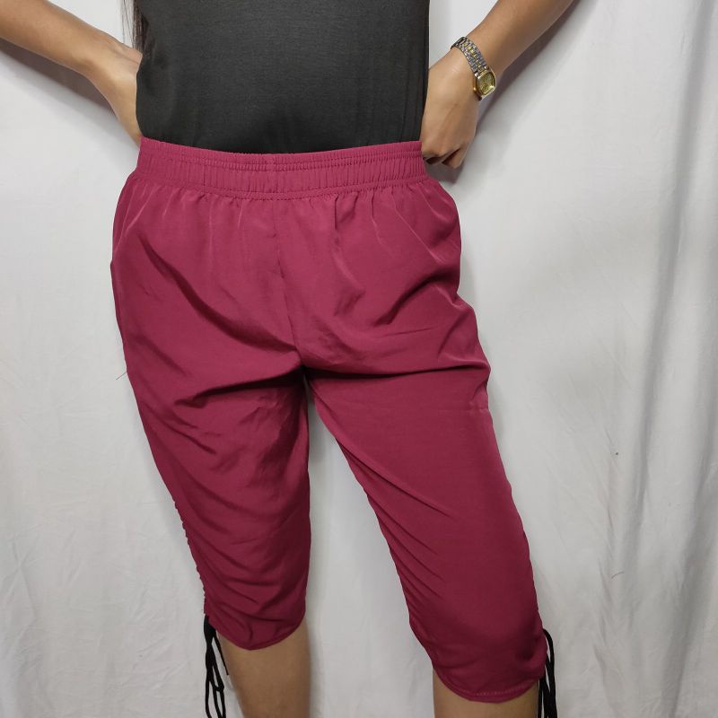 Taslon capri pants shop
