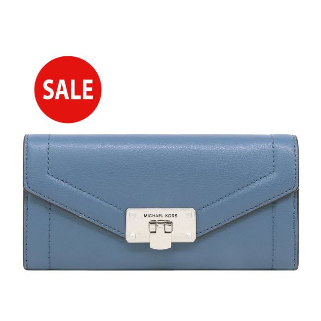SALE Michael Kors Kinsley Large Caryall Wallet Dark Chambray Shopee Philippines