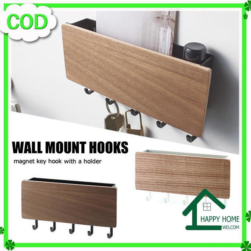 Wallmounted keychain hanger for multiple keychain storage boxes in the