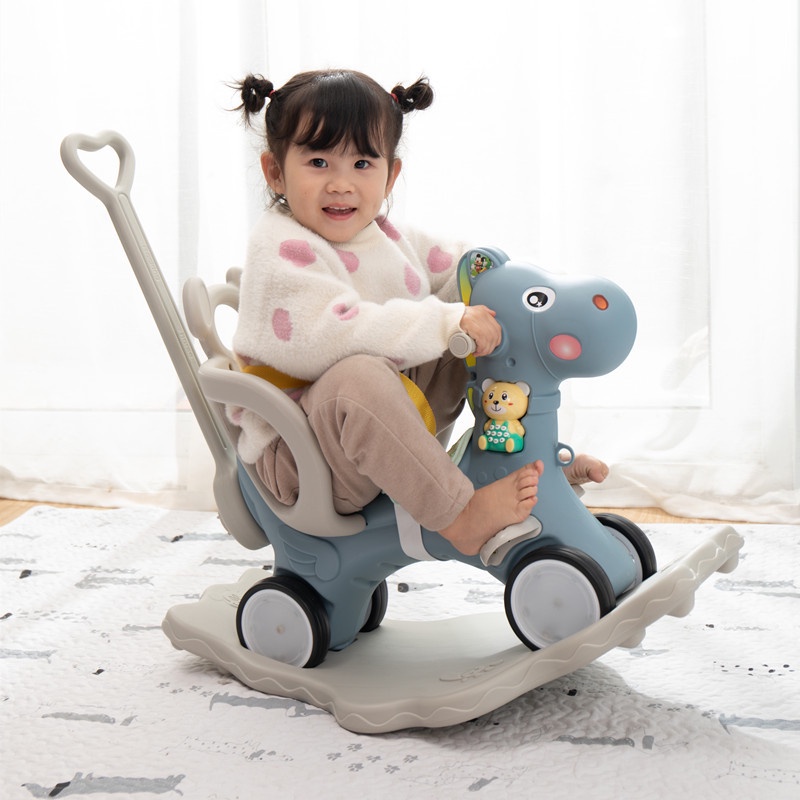 IMBABY Children Rocking Horse Music Rocking Chair for Kids Safety Baby ...
