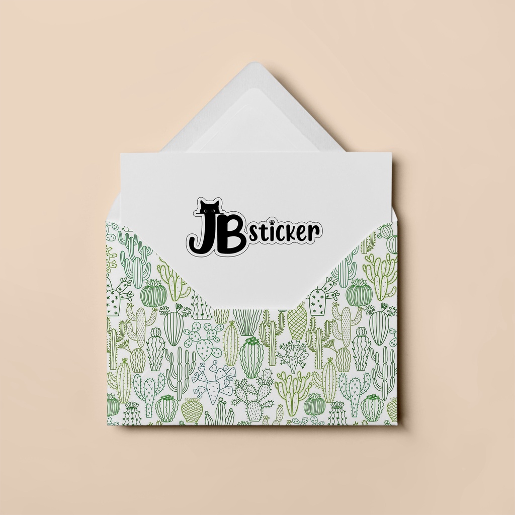 Cactus Mini Envelope 3x4.5inch, Toploader Envelope, Card Envelope, Gift