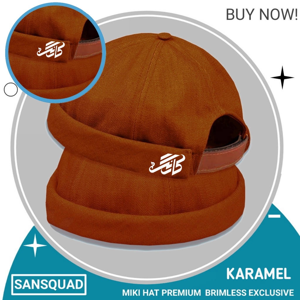 Miki HAT Cap Slang Version Of HIJRAH Cap For Children & Adults