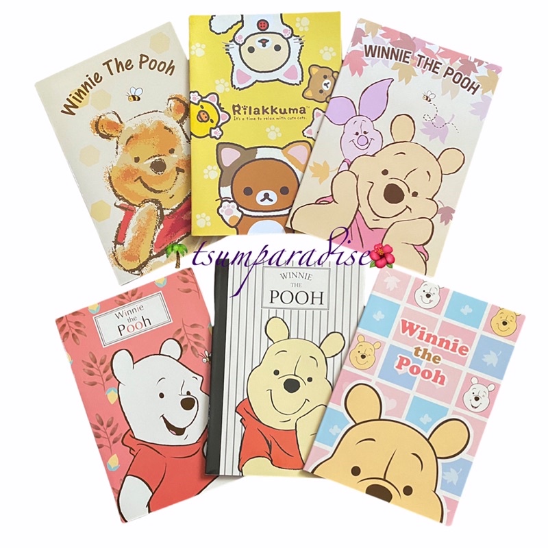 Composition Notebook Winnie the Pooh Rilakkuma | Shopee Philippines