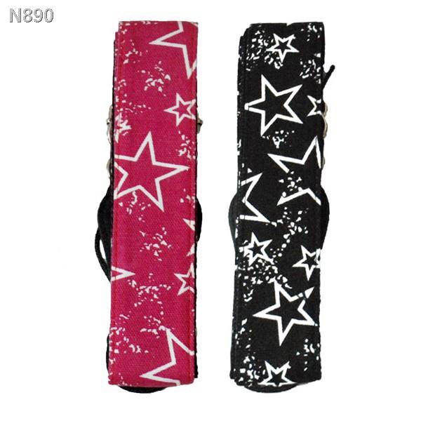 【ins】 L'espoir LS011 Guitar Strap / Star Design / Pink, Black