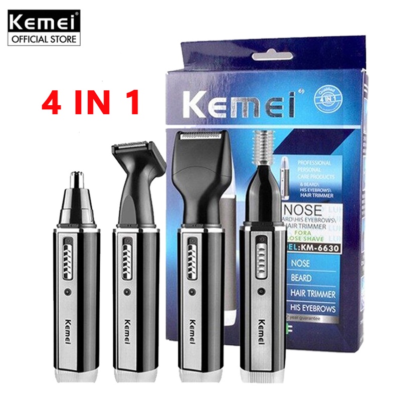 Free Shipping!!! Kemei KM-6630 4 in 1 Razor Shaver For Men Grooming Set ...