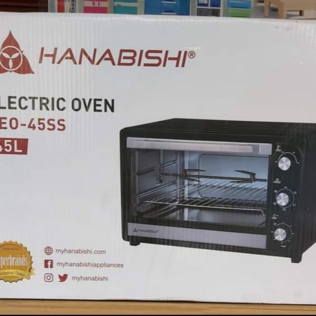 Hanabishi electric Oven with Rotisserie HEO45SS(CONVECTION OVEN