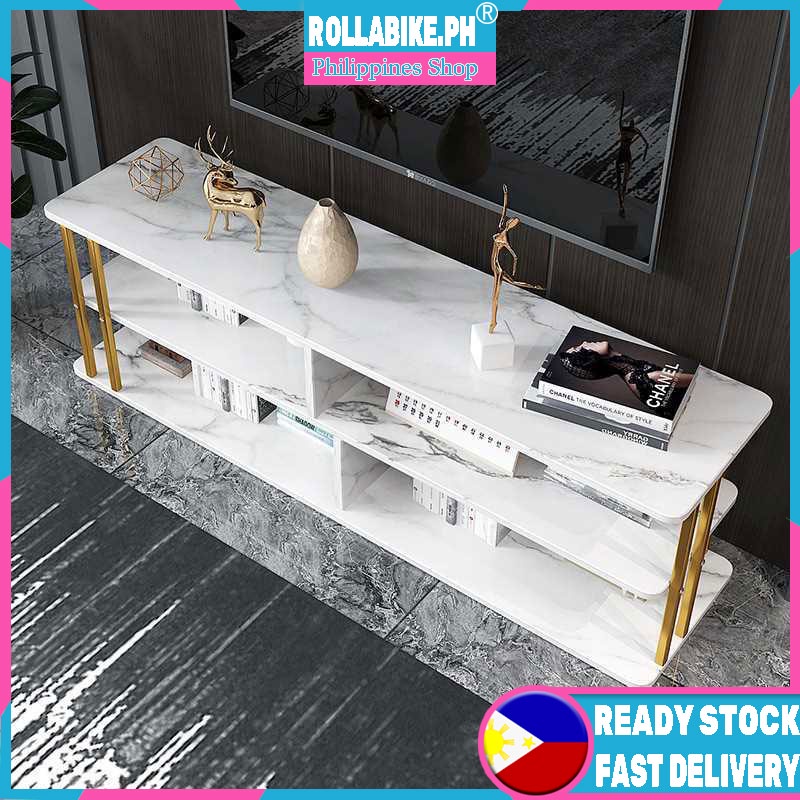 cod TV Rack Furniture 120 CM TV Media Storage With