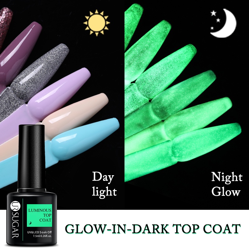Glow in the dark gel top coat hot sale