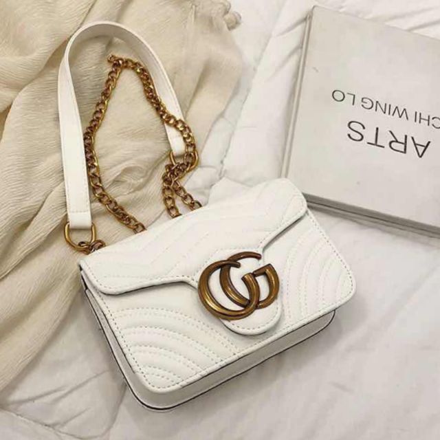 White gucci sale sling bag