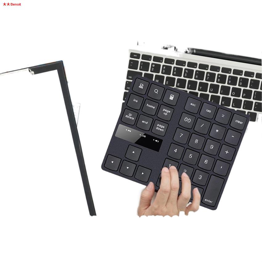 【Fast Delivery】Mini Wireless Numeric Keypad 35 Keys Digital Keyboard