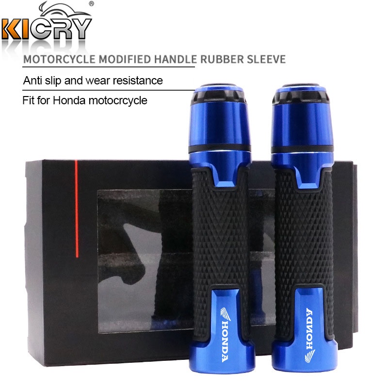 KICRY Handlebar Grips Ends Motorcycle Accessories 7/8 "22mm Handle
