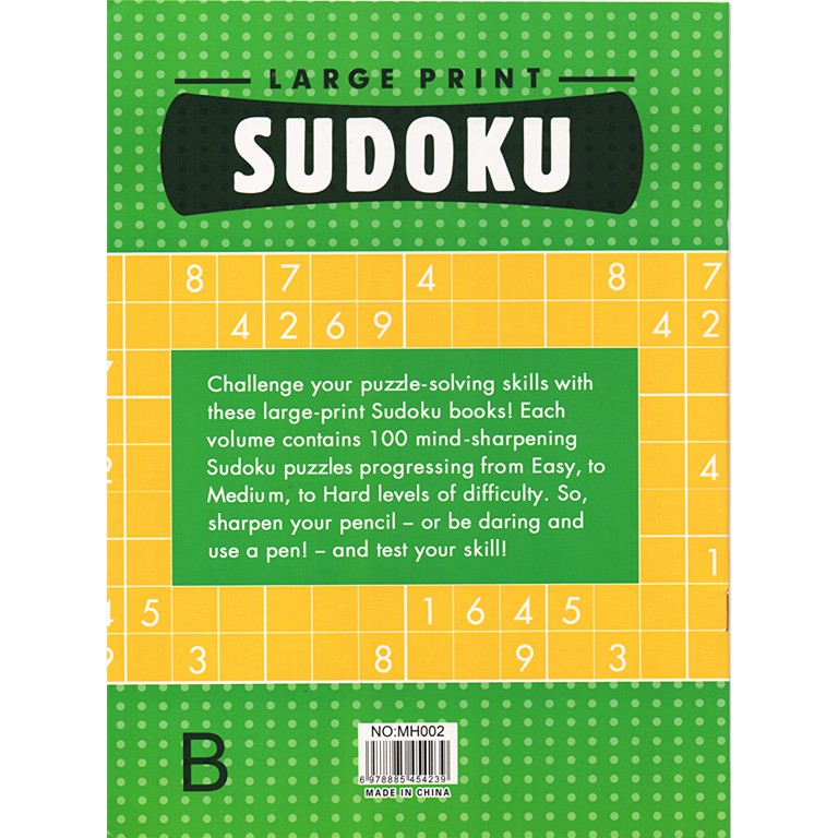 HOKKA SUDOKU All New Puzzle Challenge Your Brain Easy and Medium Level ...