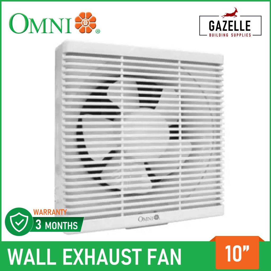 Omni Wall Mounted Exhaust Fan 8" 10" 12" XFW200 XFW250 XFW300