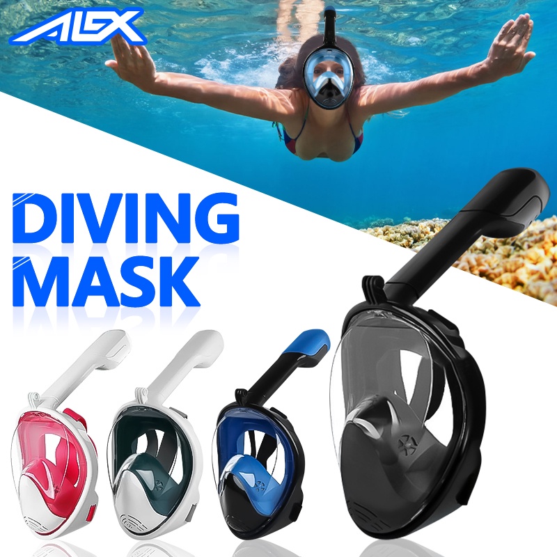 Alex Original Professional Snorkeling Set Silicone Tempered Glass ...