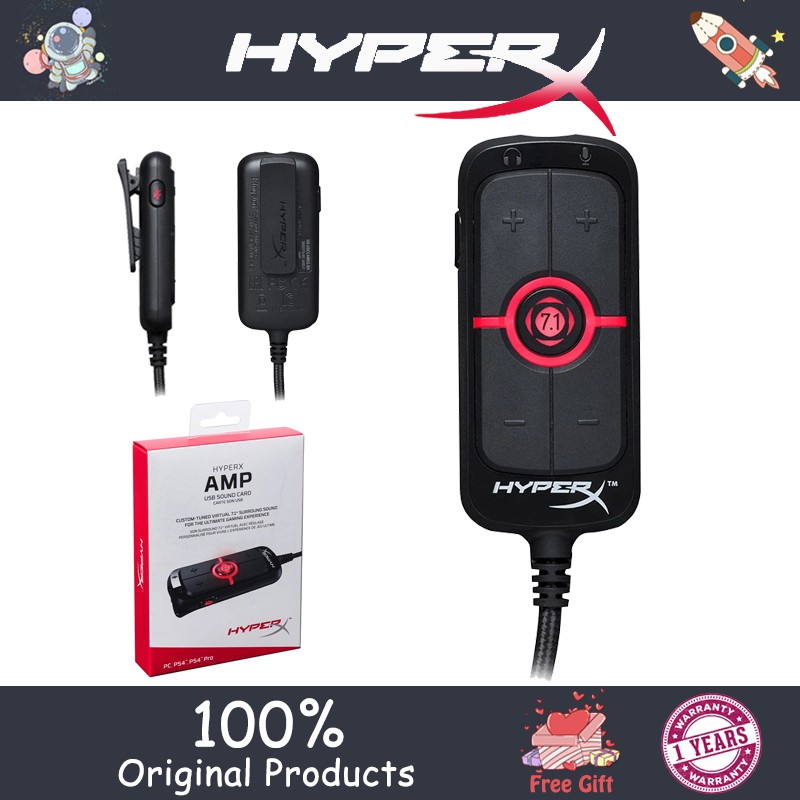 Kingston HyperX Amp Virtual 7.1 USB sound card, driverfree digital