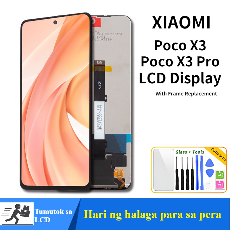 Original LCD For Poco X3 Touch Screen Digitizer For Poco X3 Poco X3 Pro ...