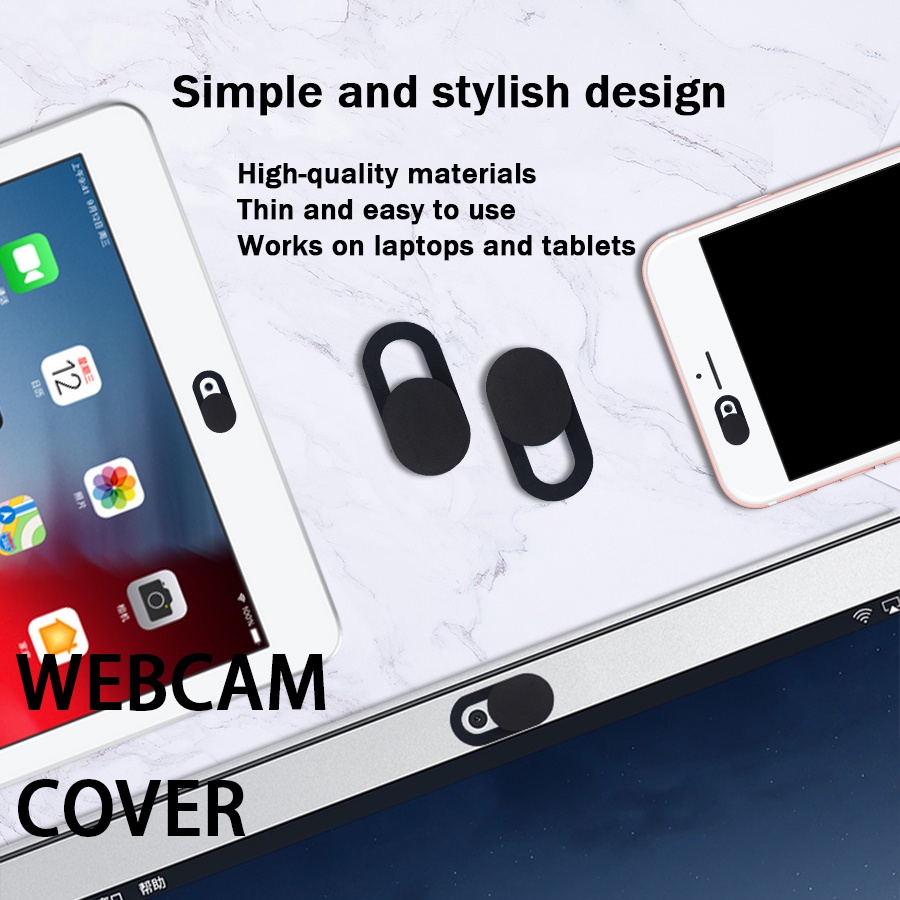 Universal Webcam Cover Shutter Magnet Slider Plastic Camera Cover Phone