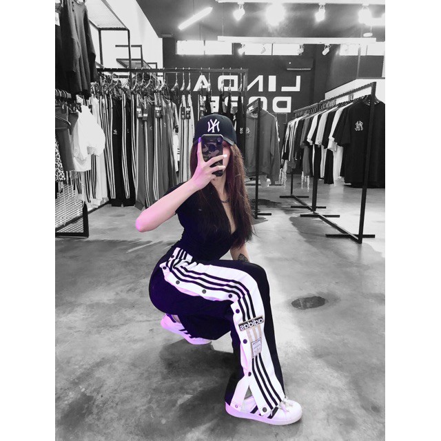 Adidas cheap button trousers