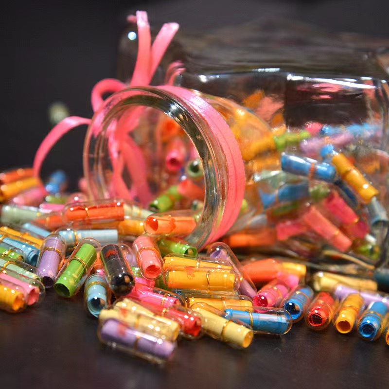 [Coisíní] 100Pcs DIY Love Letter Wishing Small Note Mini Capsules ...