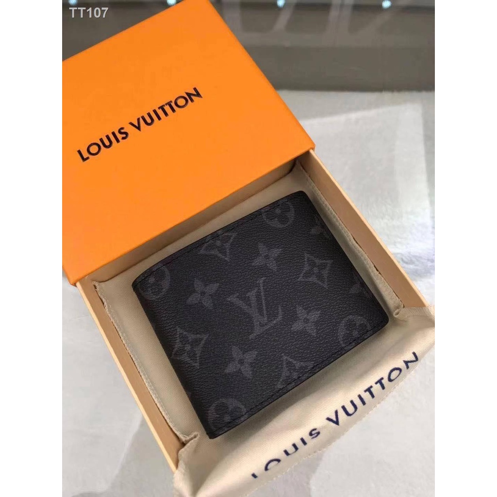 Authentic Louis Vuitton Card Wallet Brown Damier With Box And Dustbag Mens