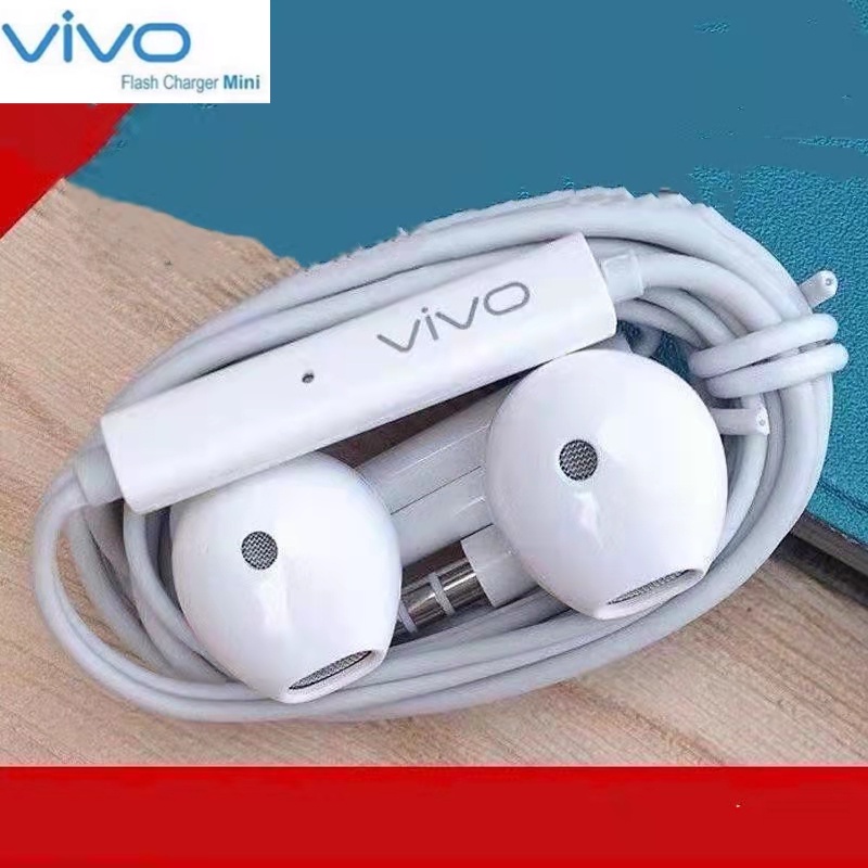 Vivo XE160/680 Earphone 3.5mm Wired Inear Headphones With Mic Shopee