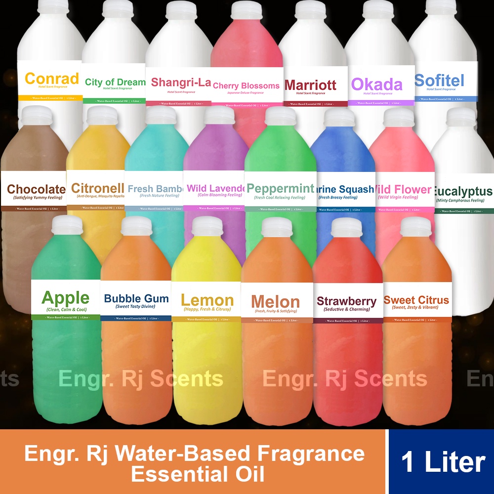 1 Liter Engr. Rj Premium Hotel Scents for Humidifier Diffuser Fragrance ...