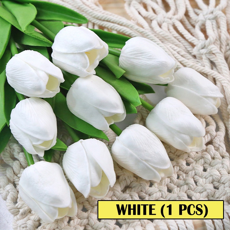 Artificial Tulip Flower Bouquet Home Decor Wedding Party Outdoor Fake Flower Decor Festival Gift