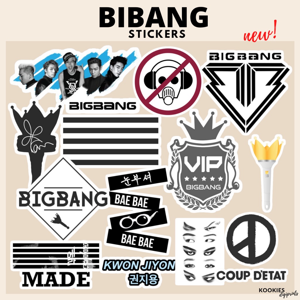 [𝐊𝐩𝐨𝐩 𝐒𝐭𝐢𝐜𝐤𝐞𝐫𝐬] BIGBANG - Waterproof Stickers [𝐑𝐄𝐀𝐃 𝐃𝐄𝐒𝐂𝐑𝐈𝐏𝐓𝐈𝐎𝐍 𝐅𝐈𝐑𝐒𝐓 ...