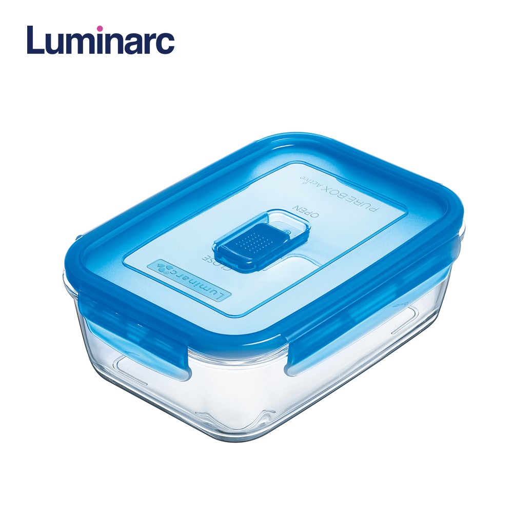 Luminarc Pure Box 197cl Rect. Glass Food Keeper Storage Microwave Oven