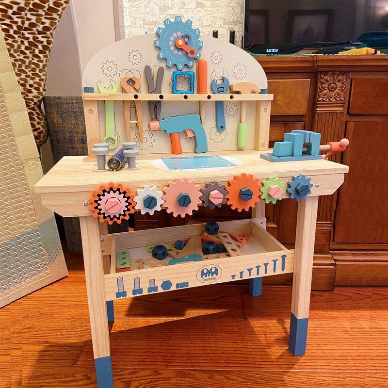 Wooden Tool Bench Stand Work Bench For Kids Shopee Philippines   3dff4311ac68fb00bbd0e283cfff160a