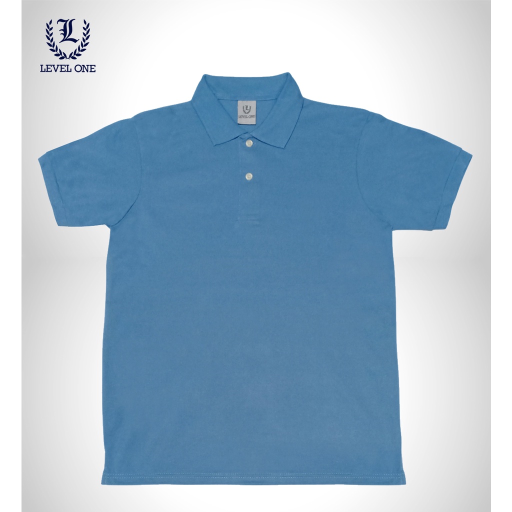 Powder blue polo shirt deals