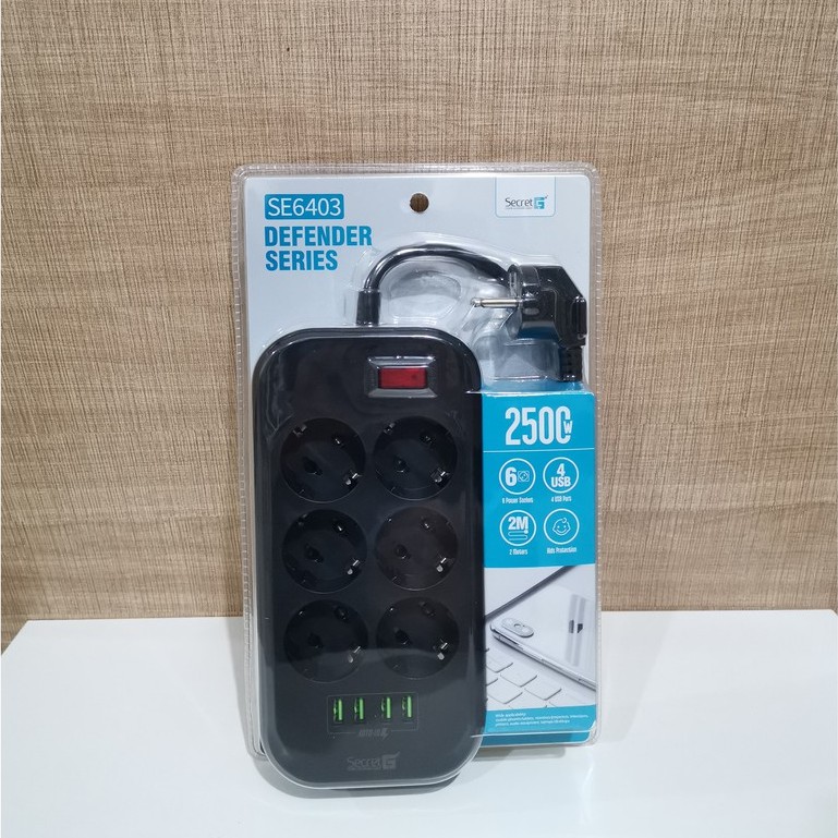 Ldnio Secret-G Power Socket 6 Stop 4 USB 2M (SE6403) | Shopee Philippines