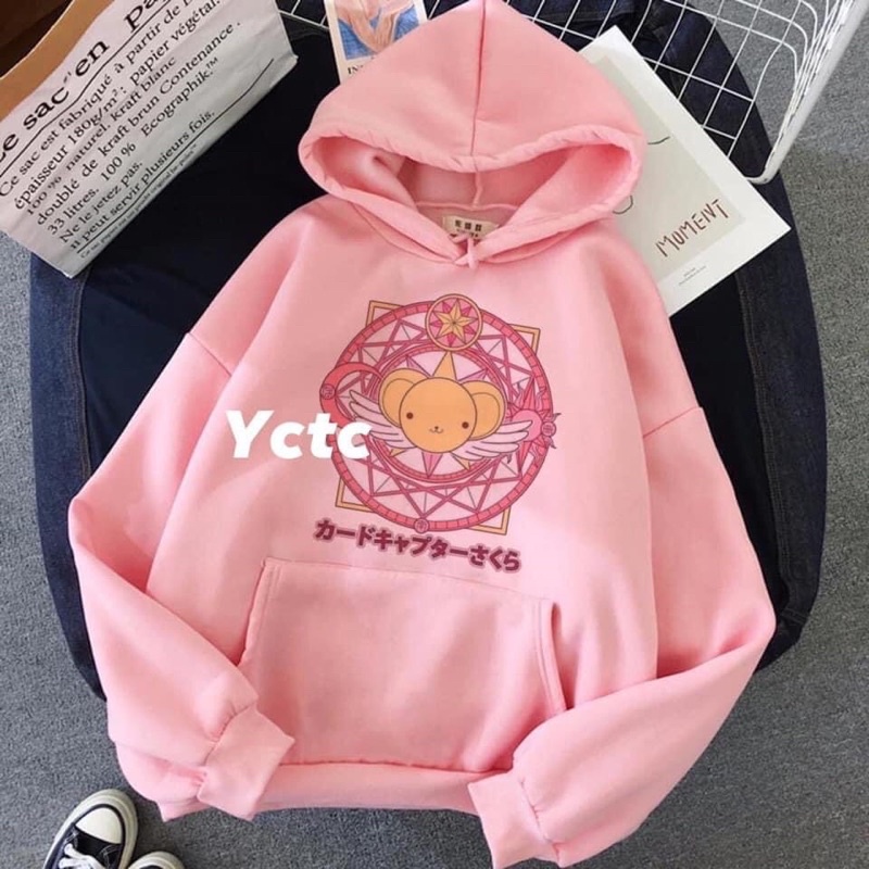 HAPPY HOODIE KOREAN JACKET PINK COLLECTIONS FREESIZE