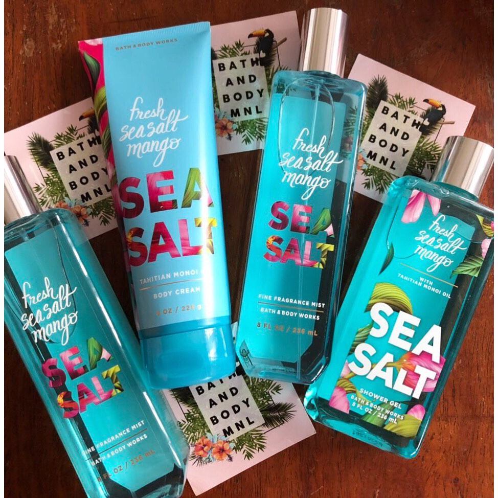 Fresh sea salt mango perfume bath and body online works