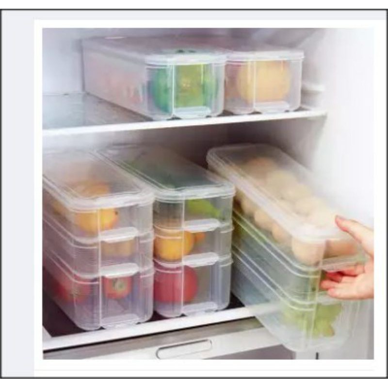 3 Layer Freezer Storage Box Stackable (DT622) | Shopee Philippines