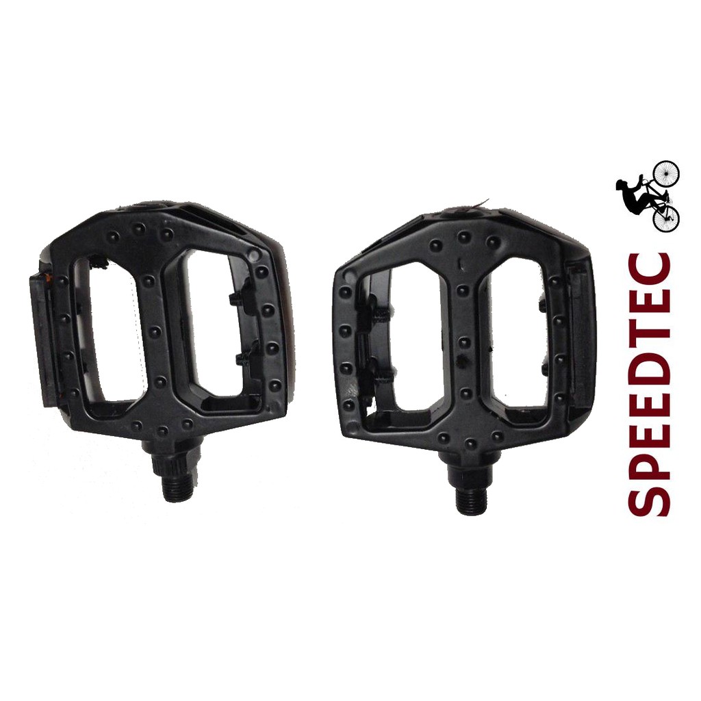 Pedal 9/16 for MTB , FIXIES, Road Bike (Black with Reflector) (2 pcs