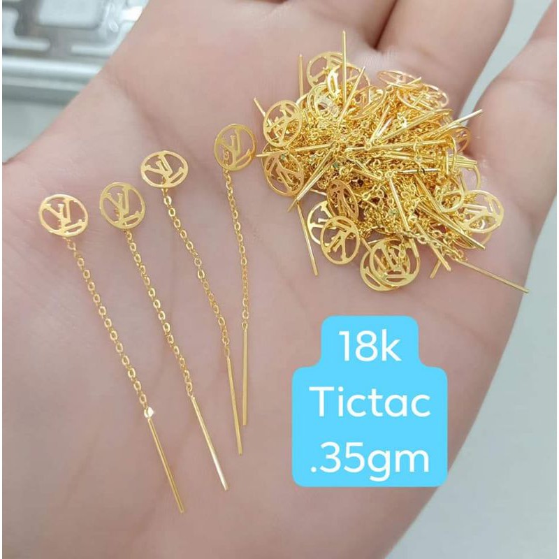 Tic tac earrings 18k hot sale