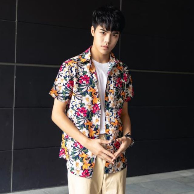 Floral polo outfit clearance men