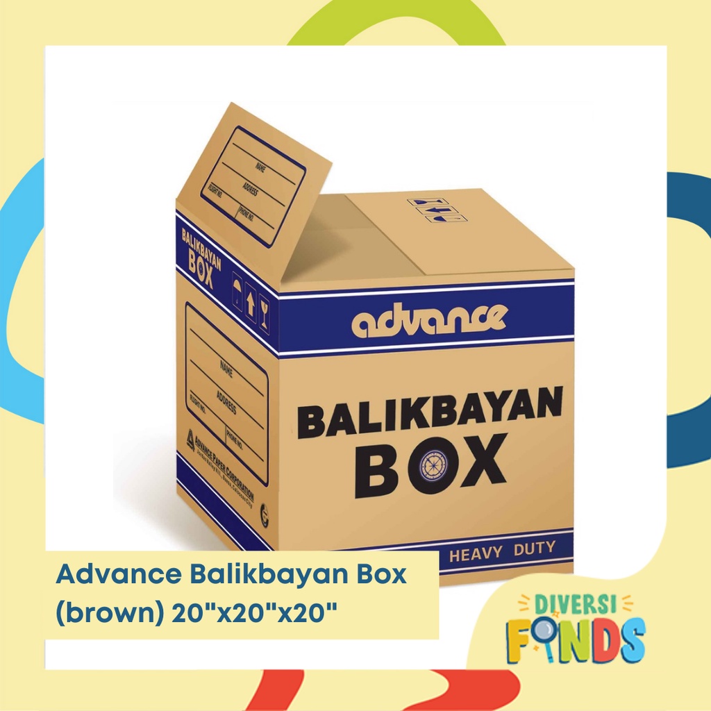 1 PC Advance Balikbayan box (brown) - 20